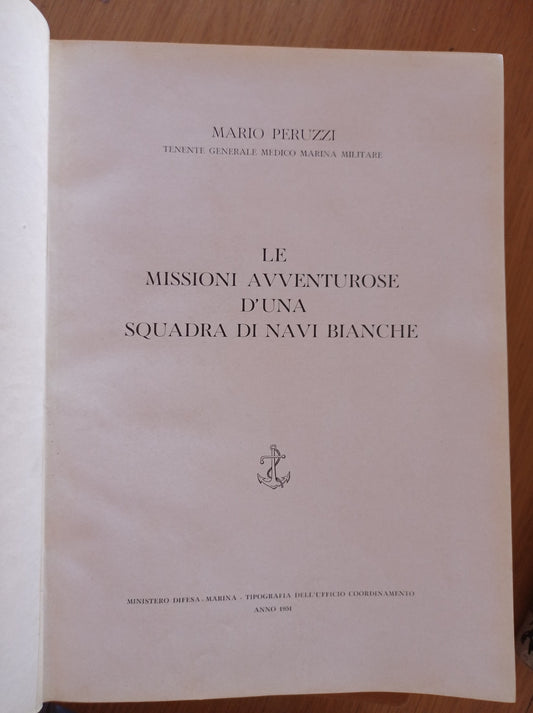 Le missioni avventurose d'una squadra di navi bianche - copertina