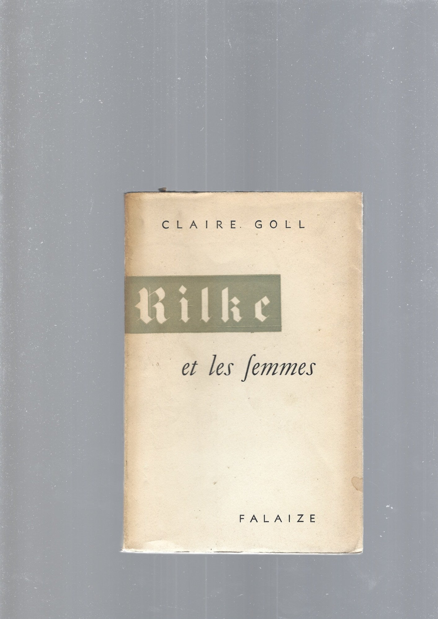 RILKE ET LES FEMMES - copertina
