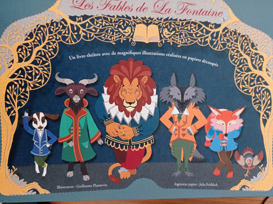 Les Fables de La Fontaine - Livre Théâtre - copertina