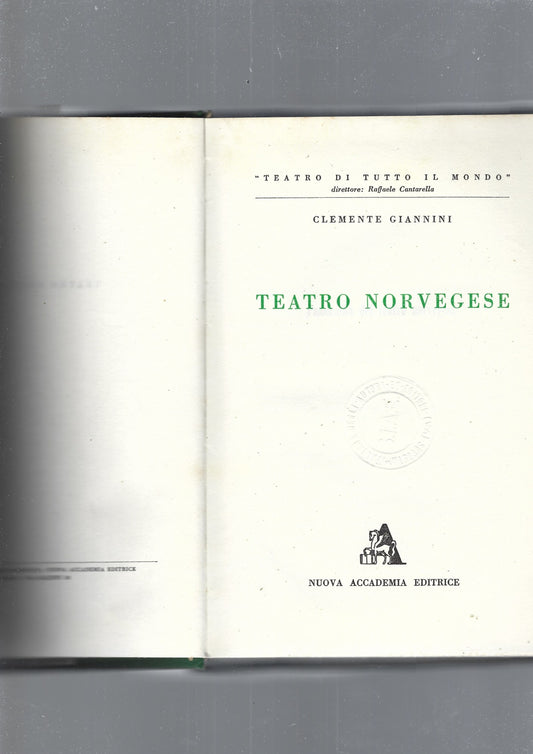 TEATRO NORVEGESE - copertina