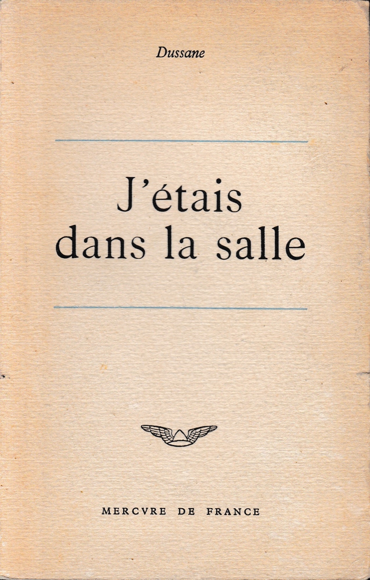 J'étais dans la salle - copertina