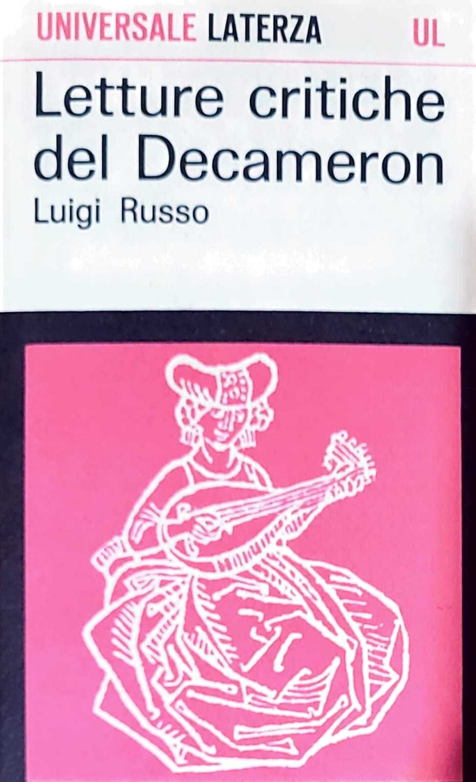 Letture critiche del Decameron - copertina