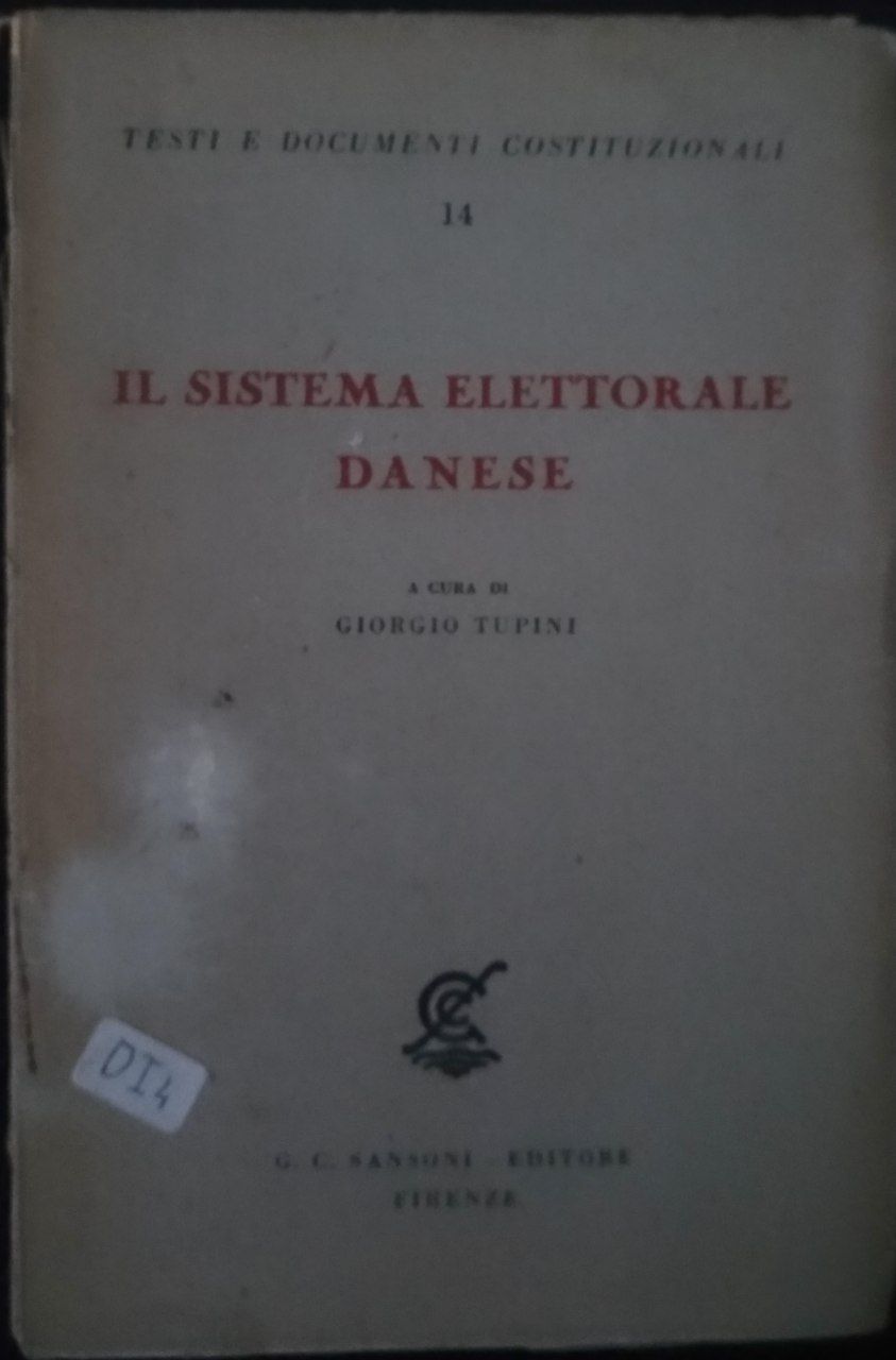 Il sistema elettorale danese - copertina