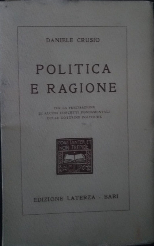 Politica e ragione - copertina