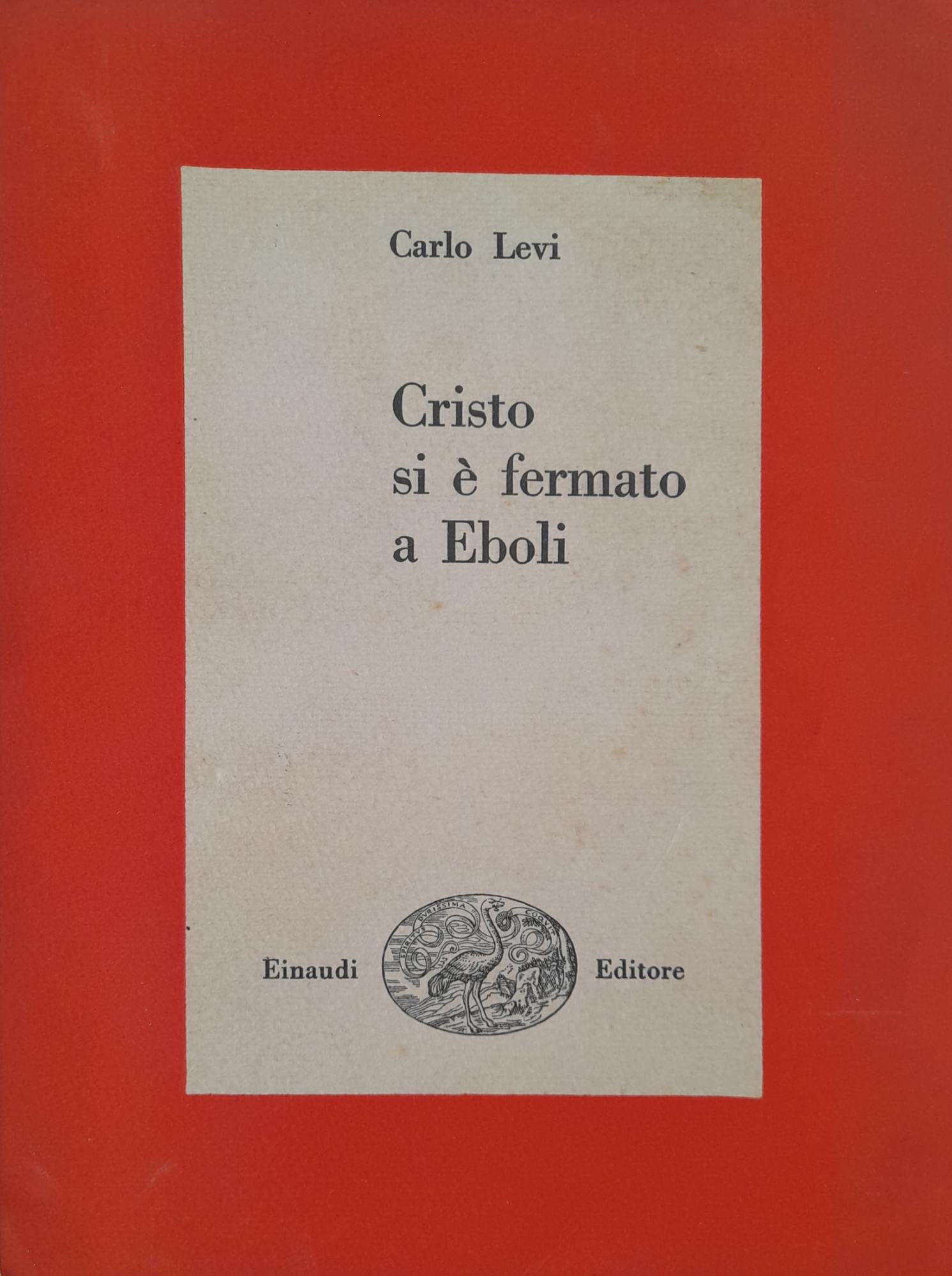 Cristo si è fermato a Eboli - copertina