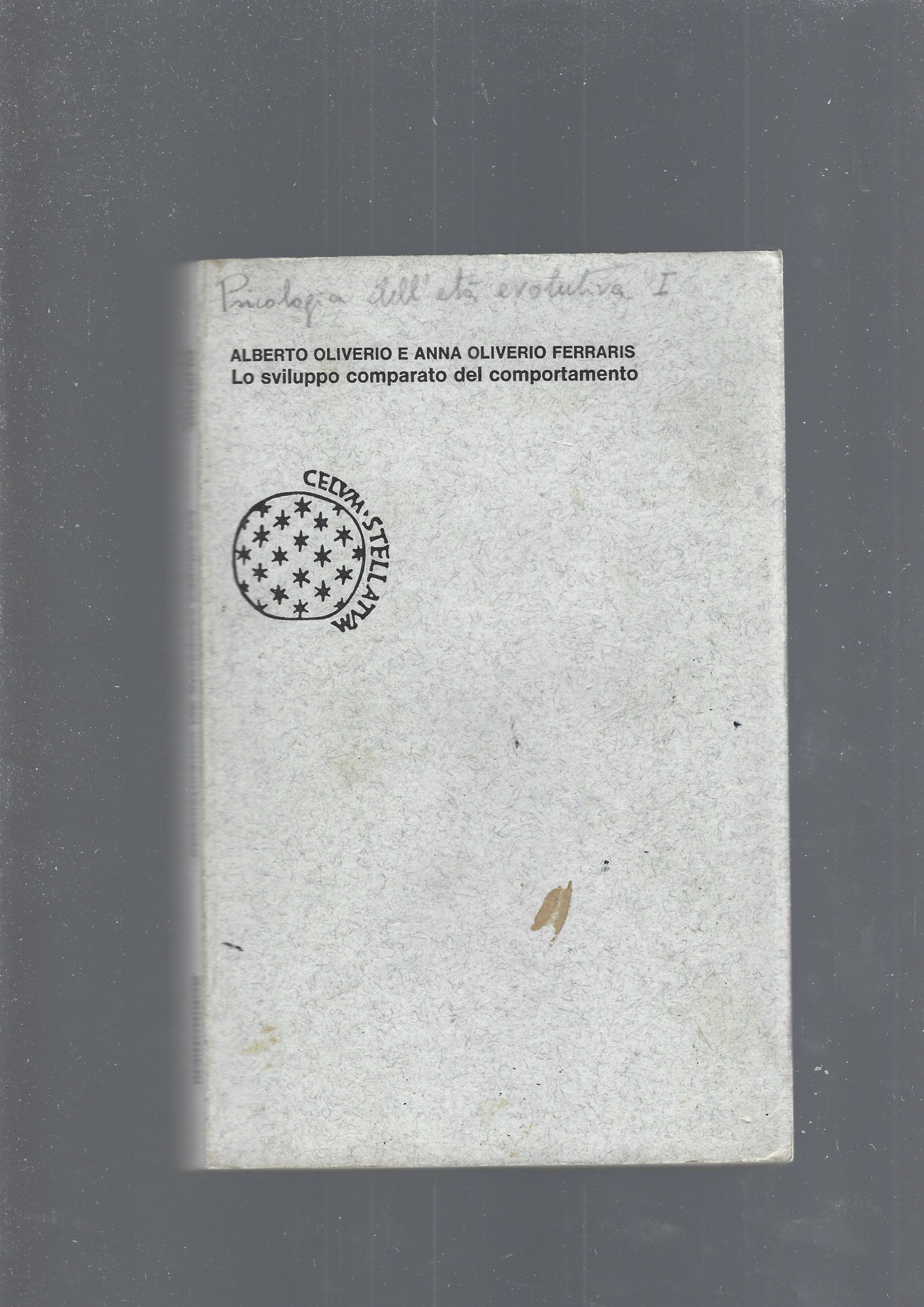 LO SVILUPPO COMPARATO DEL COMPORTAMENTO - copertina