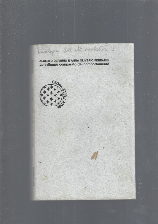 LO SVILUPPO COMPARATO DEL COMPORTAMENTO - copertina