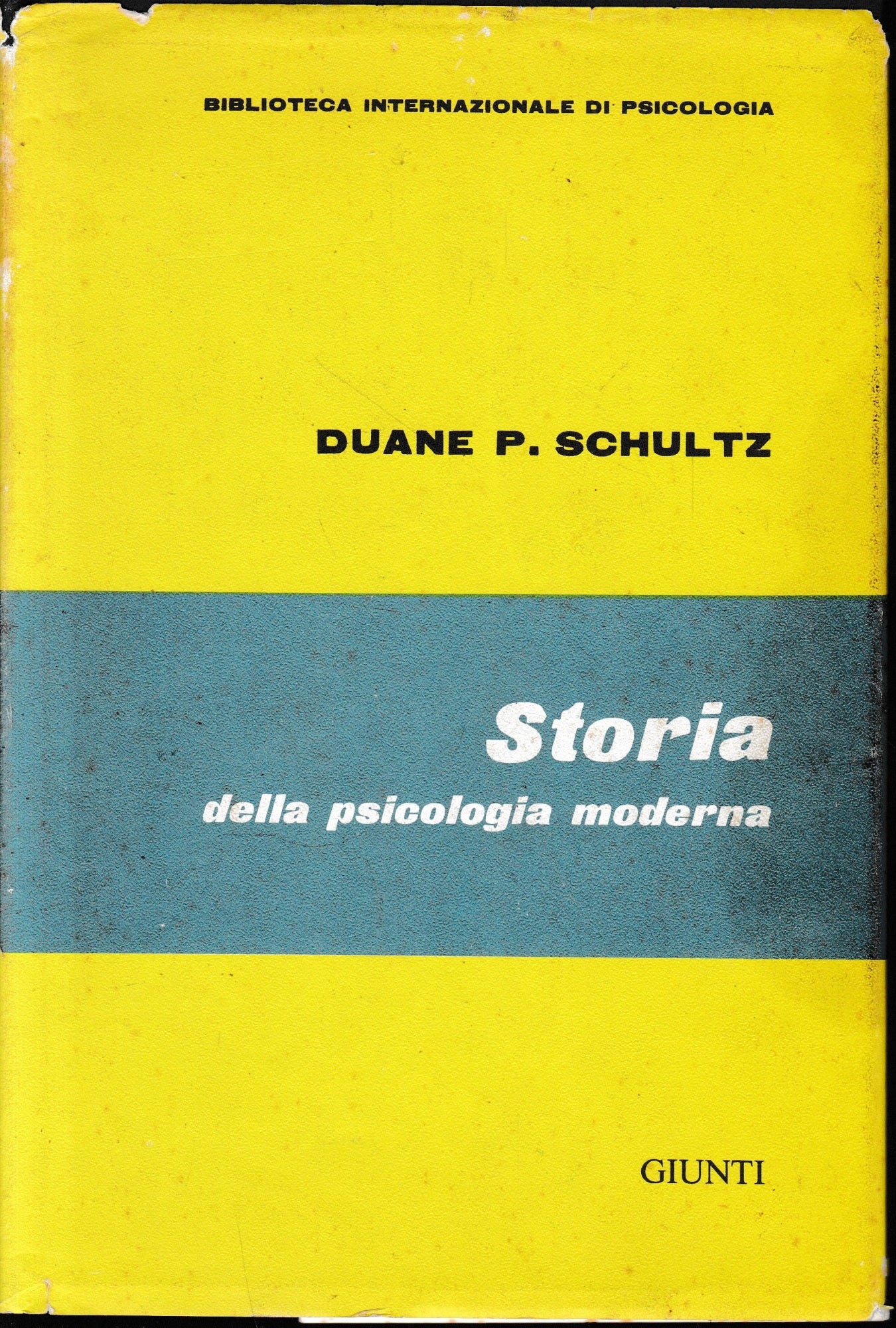 Storia Della Psicologia Moderna - copertina