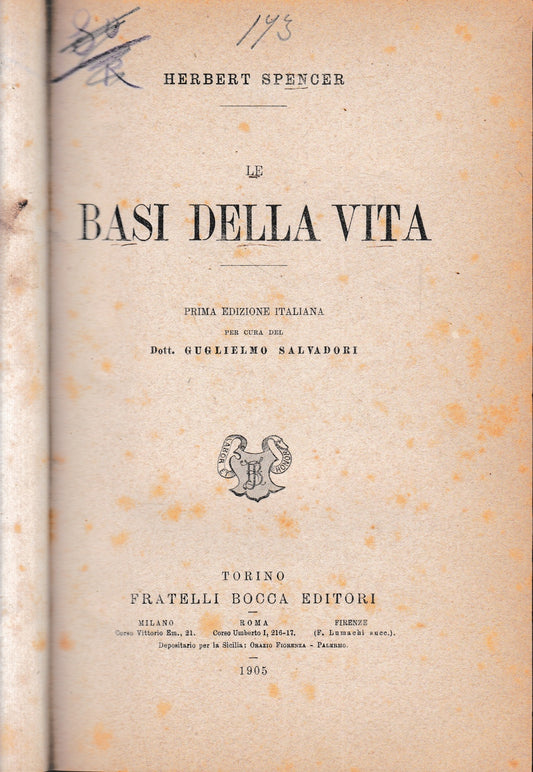 Le basi della vita - copertina