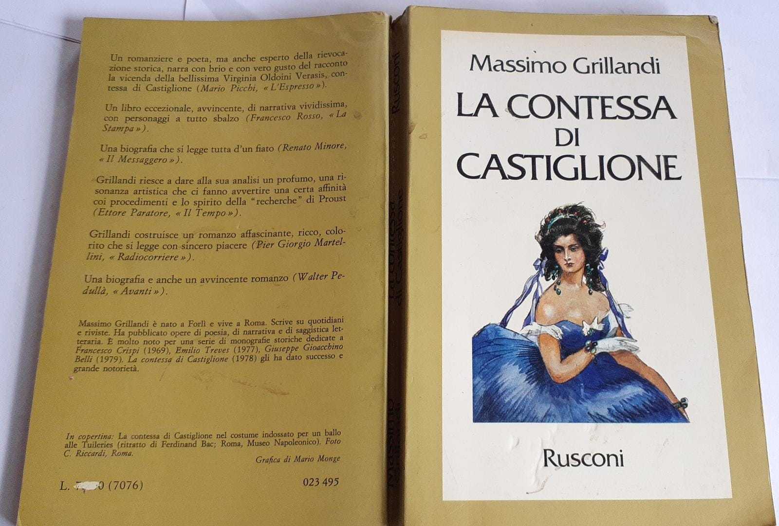 La contessa di Castiglione - copertina