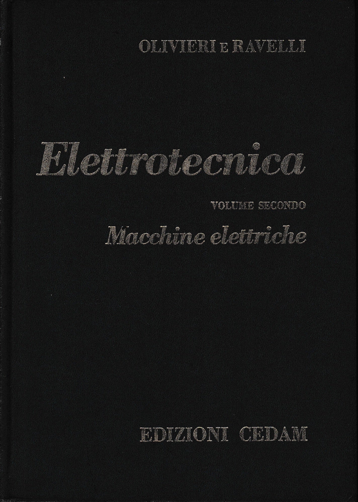 Elettrotecnica, vol. 2°: macchine elettriche. - copertina