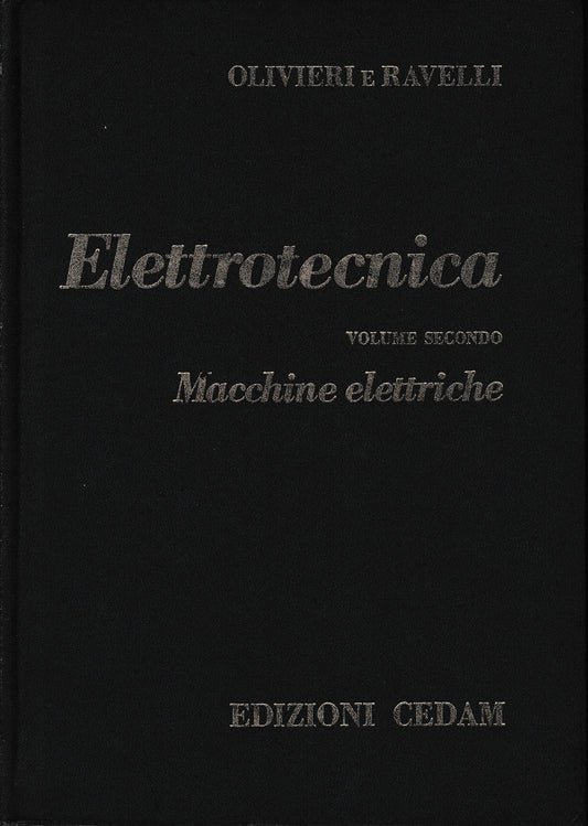 Elettrotecnica, vol. 2°: macchine elettriche. - copertina