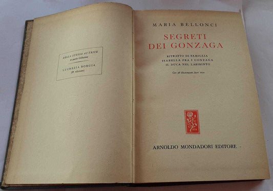 Segreti dei Gonzaga - copertina