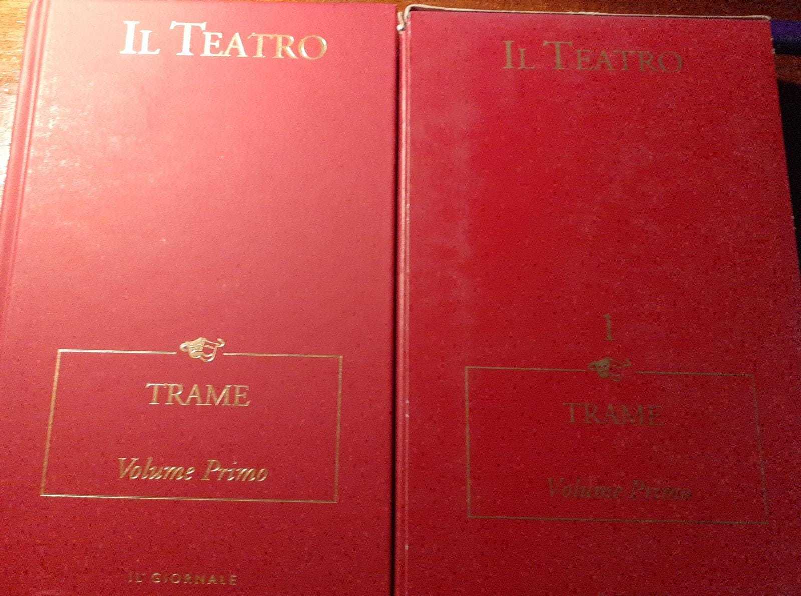 Il Teatro. 1. Trame. Volume primo. - copertina