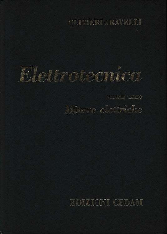 Elettrotecnica, vol. 3° - copertina
