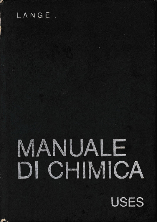 Manuale di Chimica - copertina