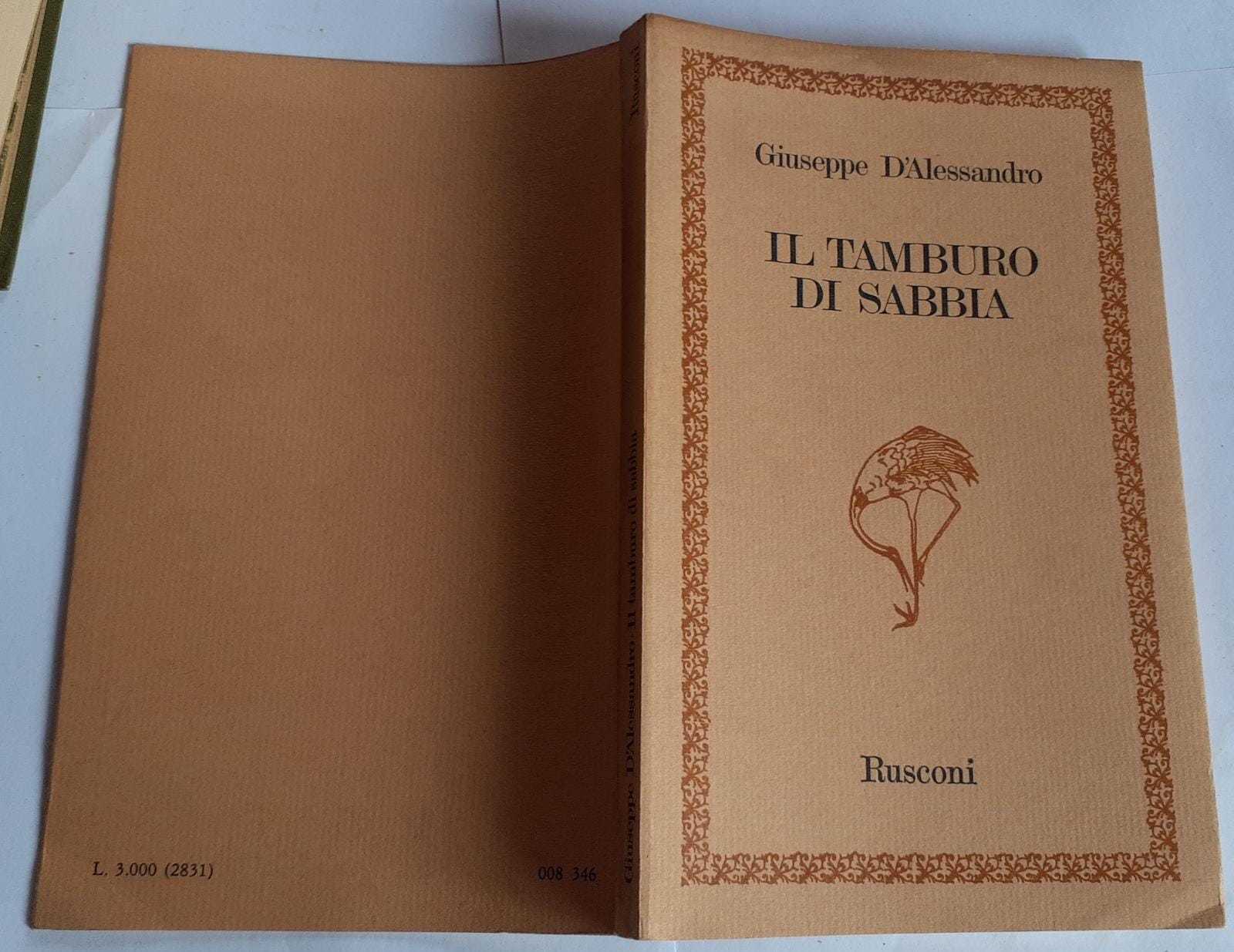 Il tamburo di sabbia - copertina