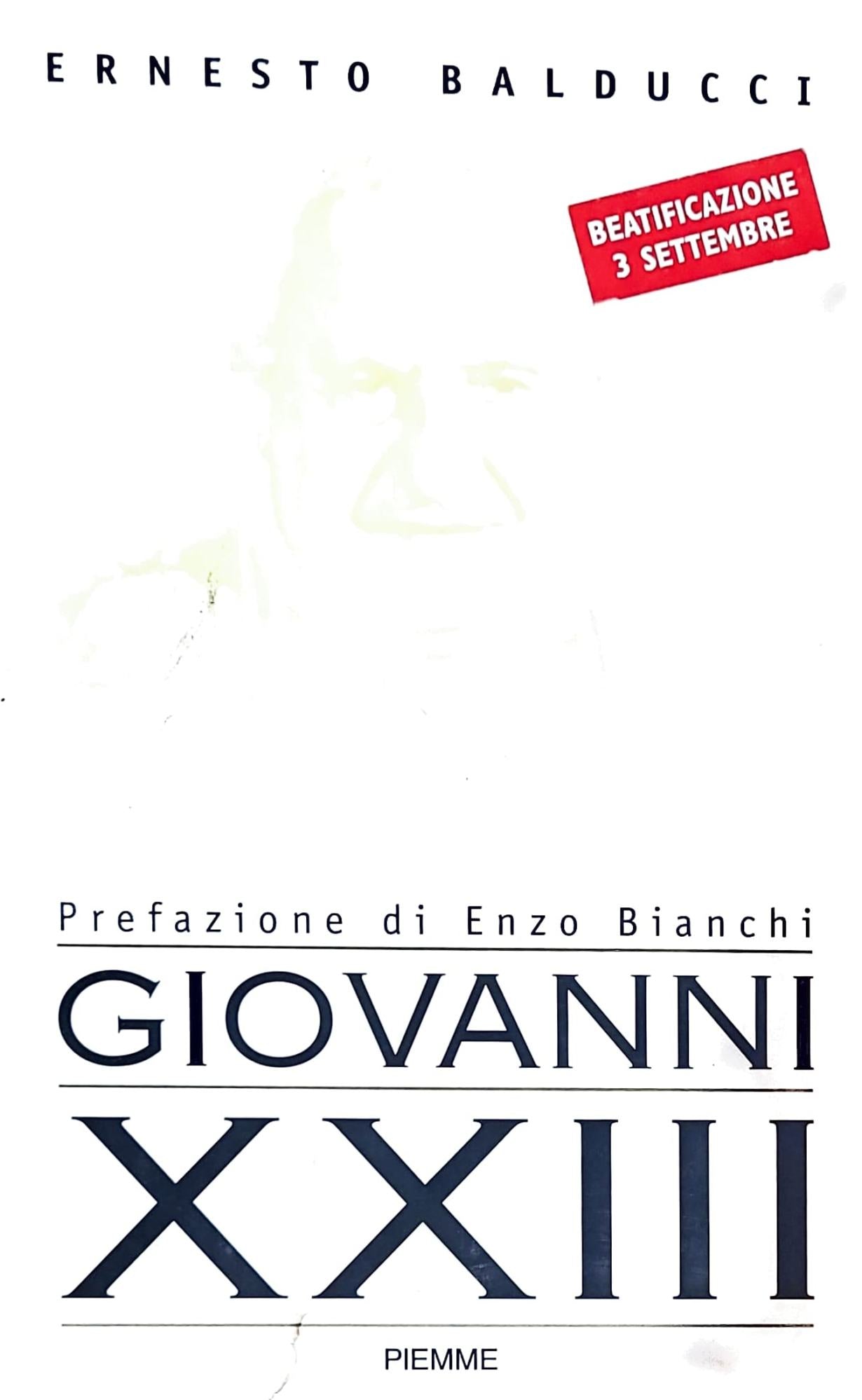 Giovanni XXIII - copertina