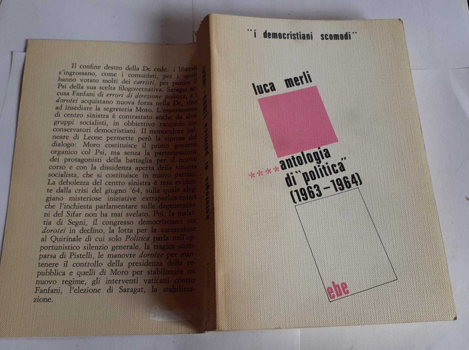 Antologia di "politica" 1963-1964. Volume quarto - copertina