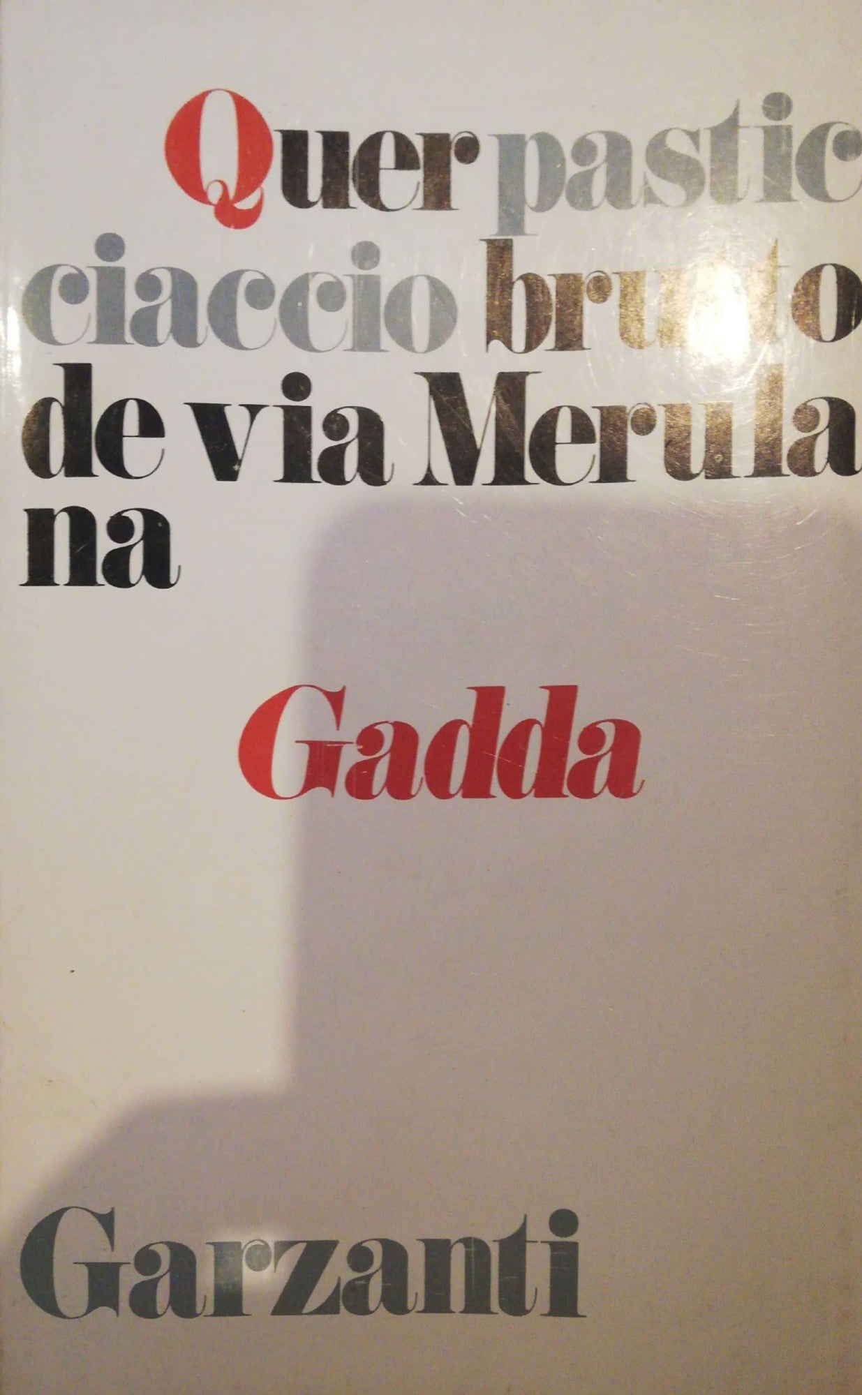 Quer pasticciaccio brutto de via Merulana - copertina
