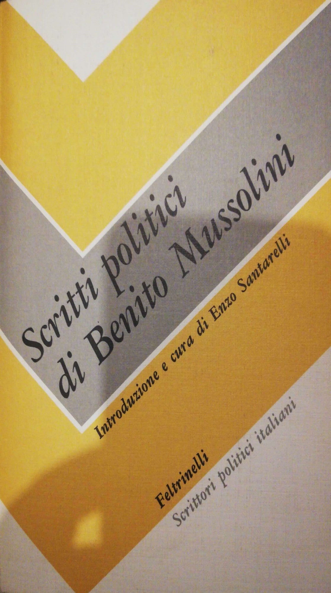 Scritti politici di Benito Mussolini - copertina