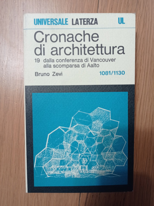 Cronache di architettura 19 - copertina