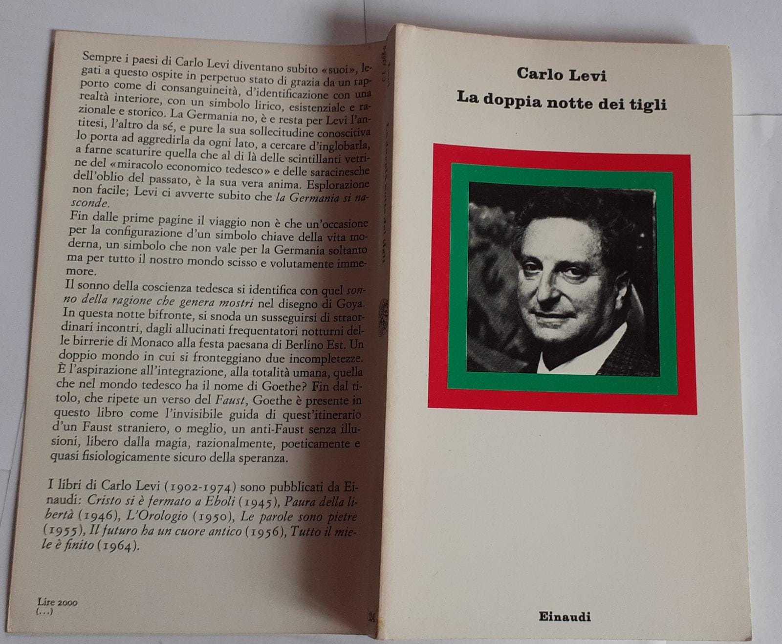 La doppia notte dei tigli - copertina