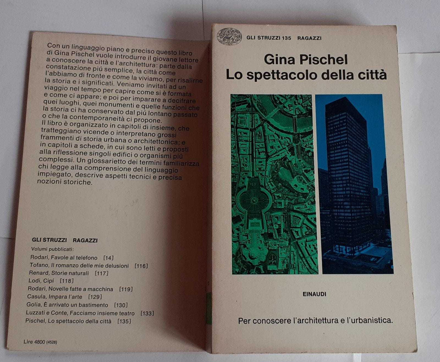 Lo spettacolo della citta' - copertina