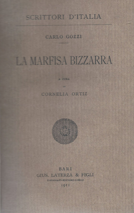 La marfisa bizzarra - copertina