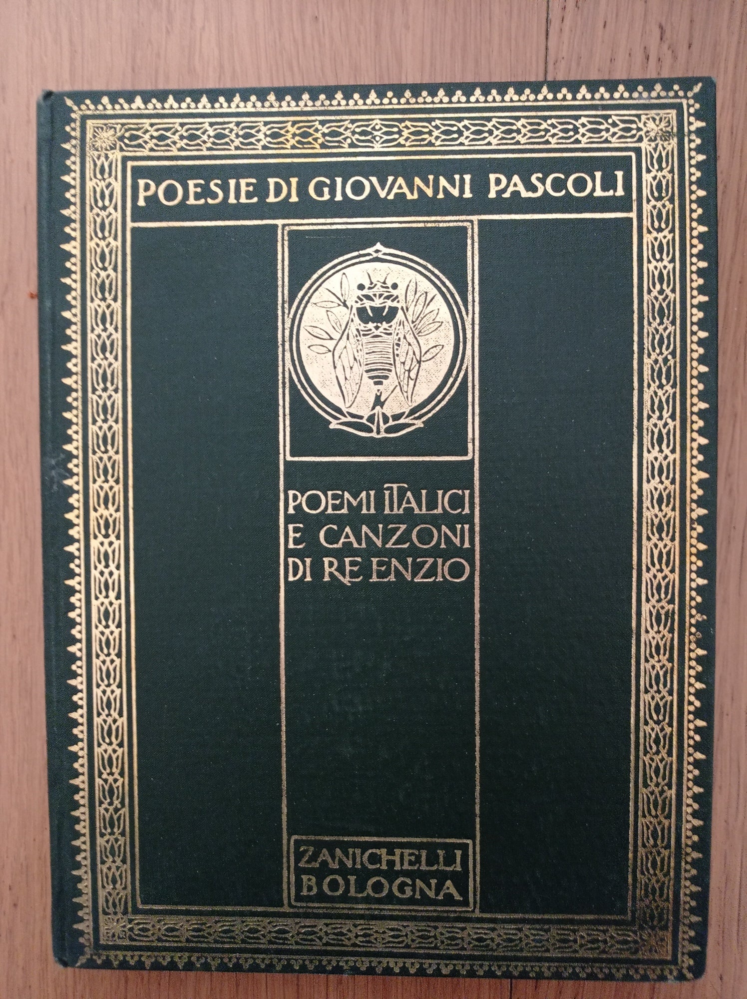 Poemi italici e canzoni di Re Enzio - copertina
