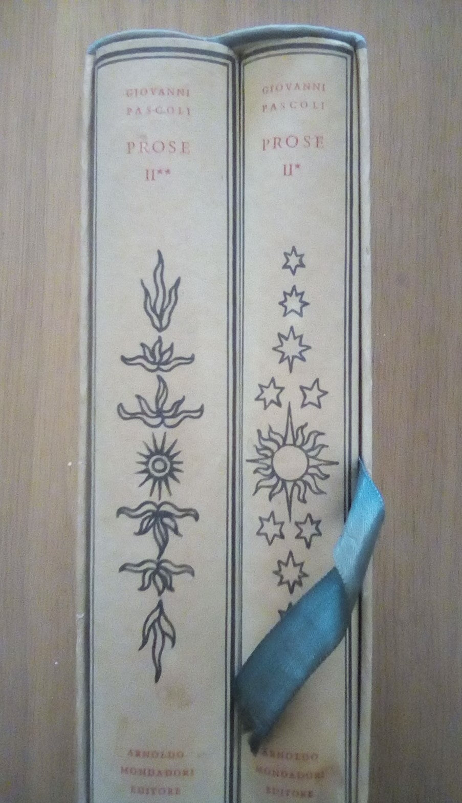 Prose II (due volumi con cafanetto) - copertina