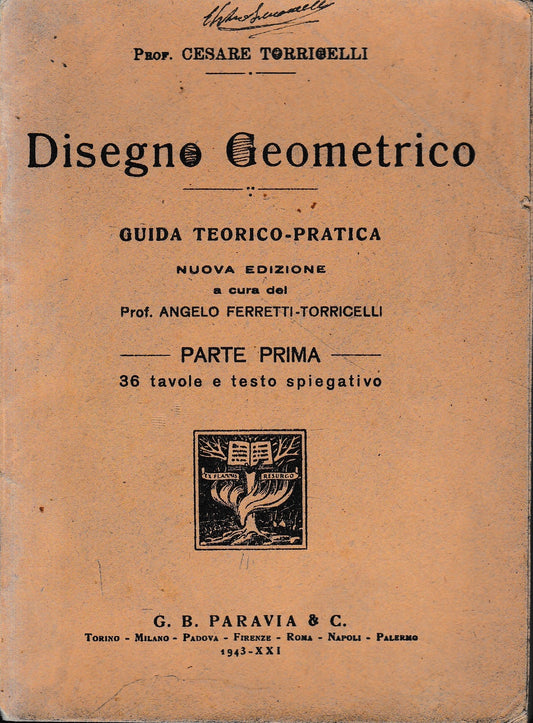 Disegno Geometrico guida teorico-pratica. Prima parte - copertina