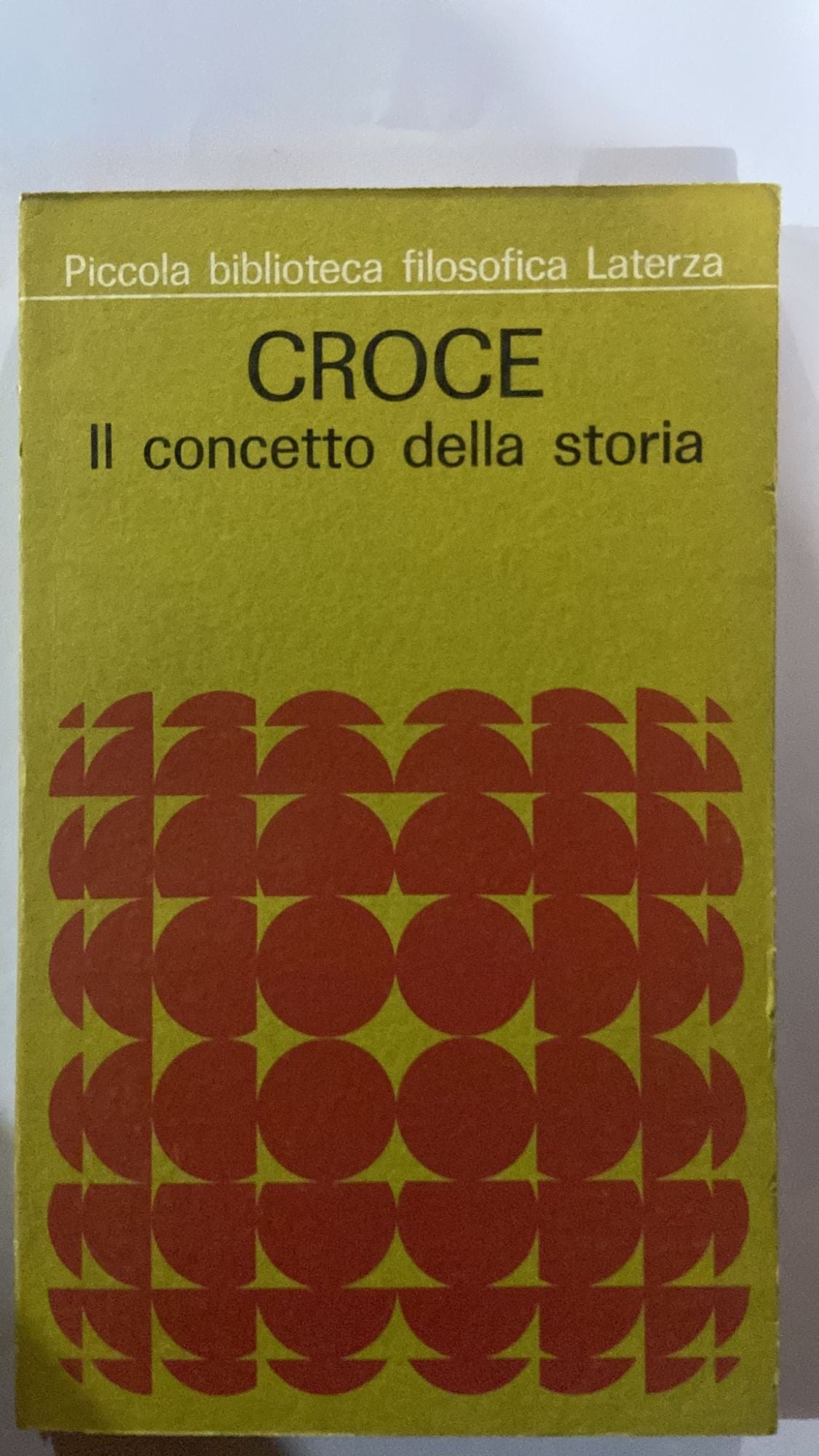 Benedetto Croce. Il concetto della storia - copertina