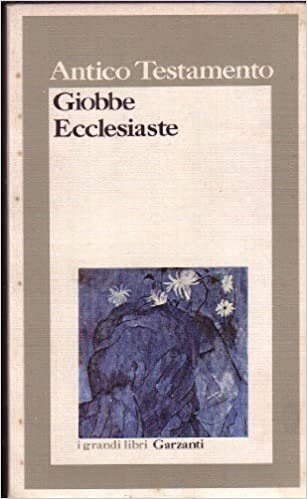 Antico Testamento: Giobbe Ecclesiaste - copertina