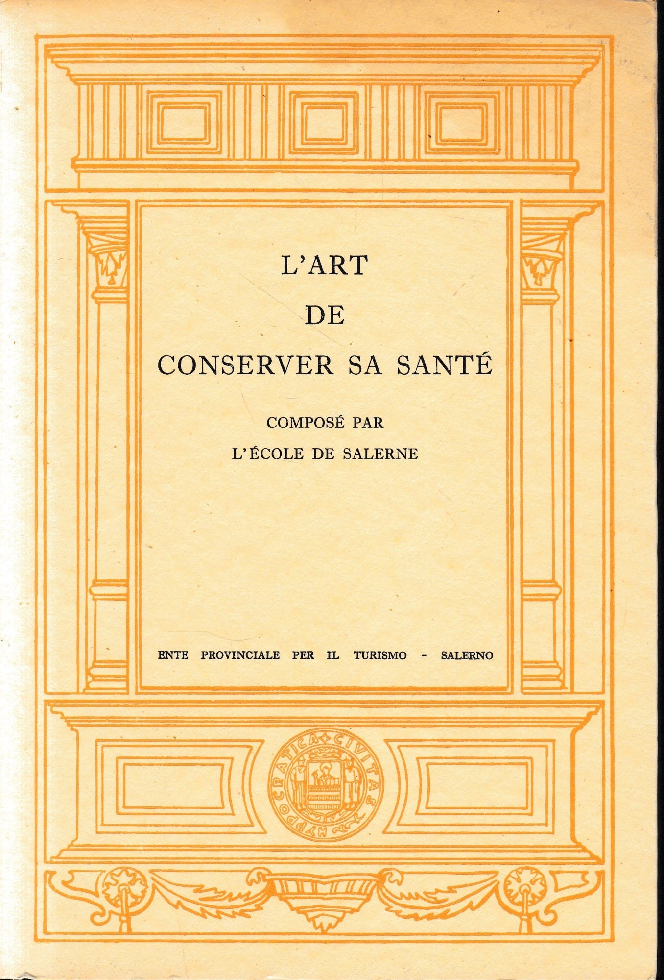 L'art de conserver sa santé - copertina
