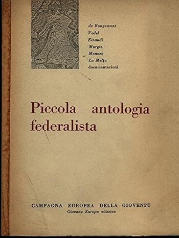 Piccola antologia federalista - copertina