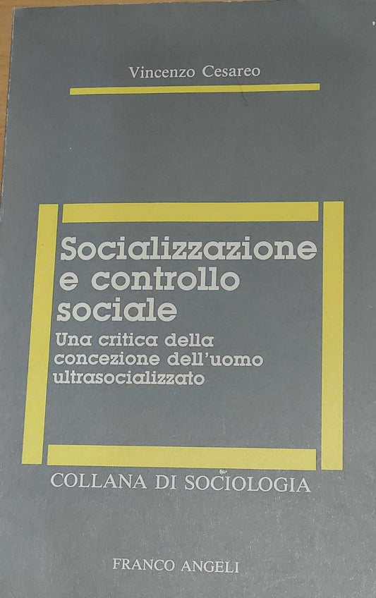 Socializzazione e controllo sociale - una critica dell'uomo ultrasocializzato - copertina