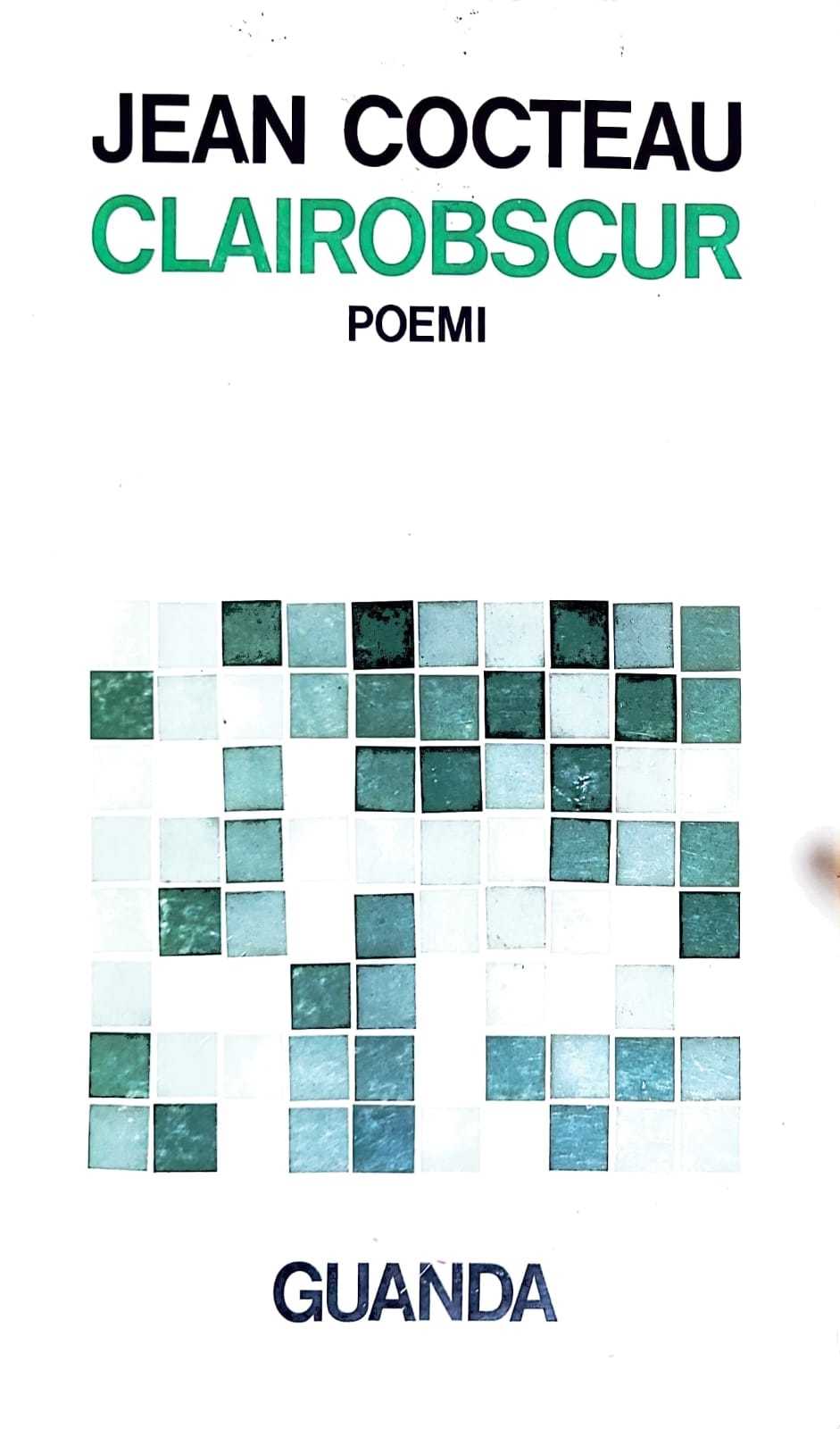Jean Cocteau Clairobscur - poemi - copertina