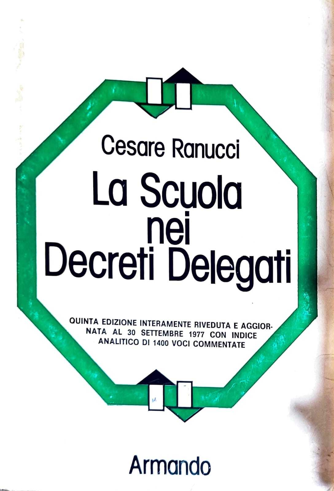 La scuola nei decreti delegati - copertina