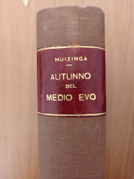 Autunno del Medio Evo - copertina