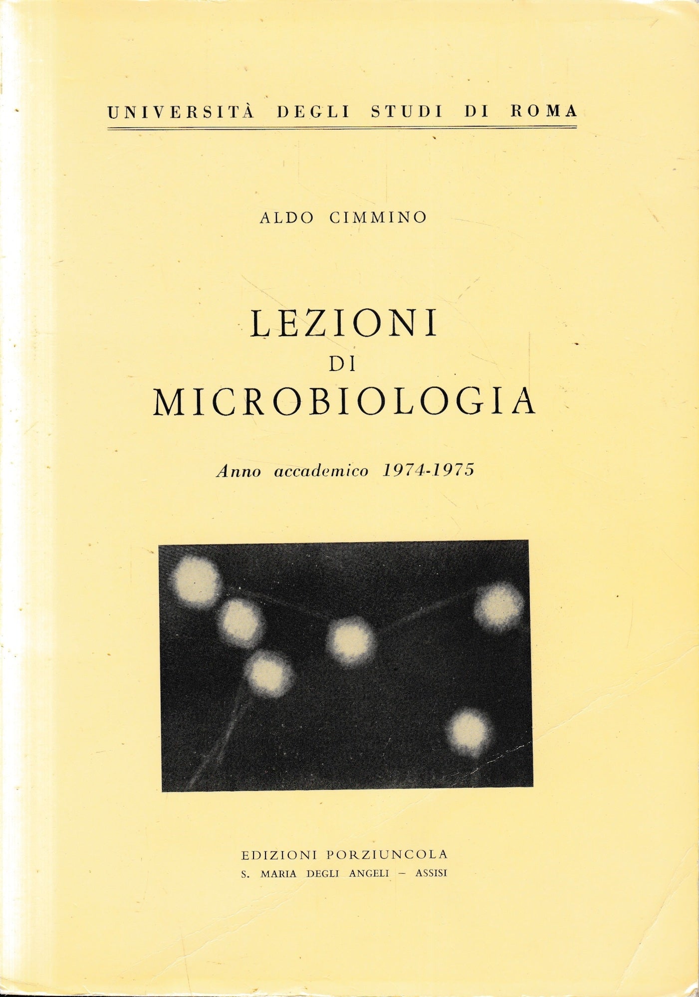 Lezioni di microbiologia : anno accademico 1974-1975 - copertina