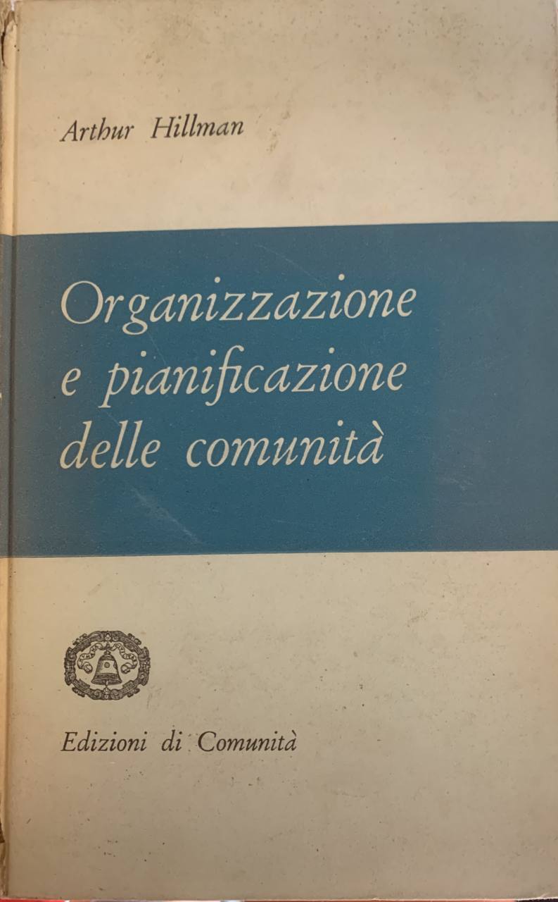 Organizzazione e pianificazione delle comunità - copertina