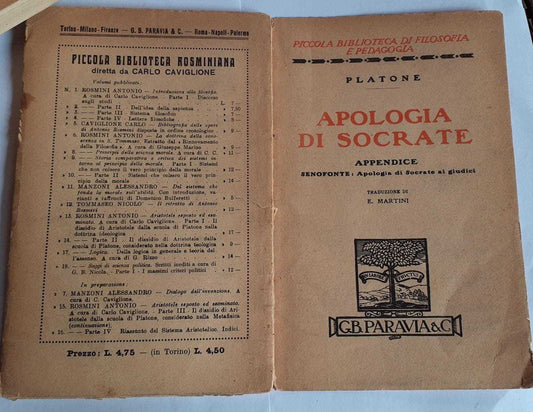 Apologia di Socrate - copertina