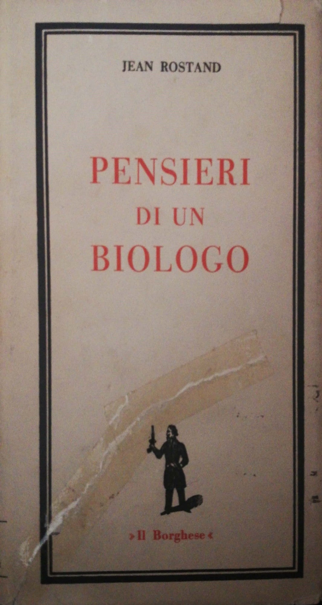 Pensieri di un biologo - copertina