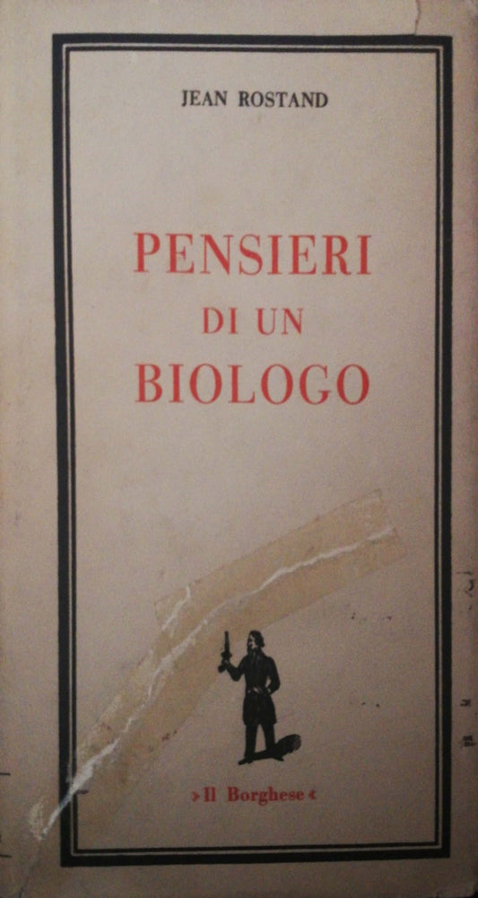 Pensieri di un biologo - copertina