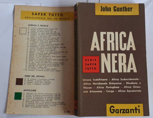 Africa nera - copertina