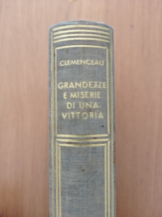 Grandezze e miserie di una vittoria - copertina