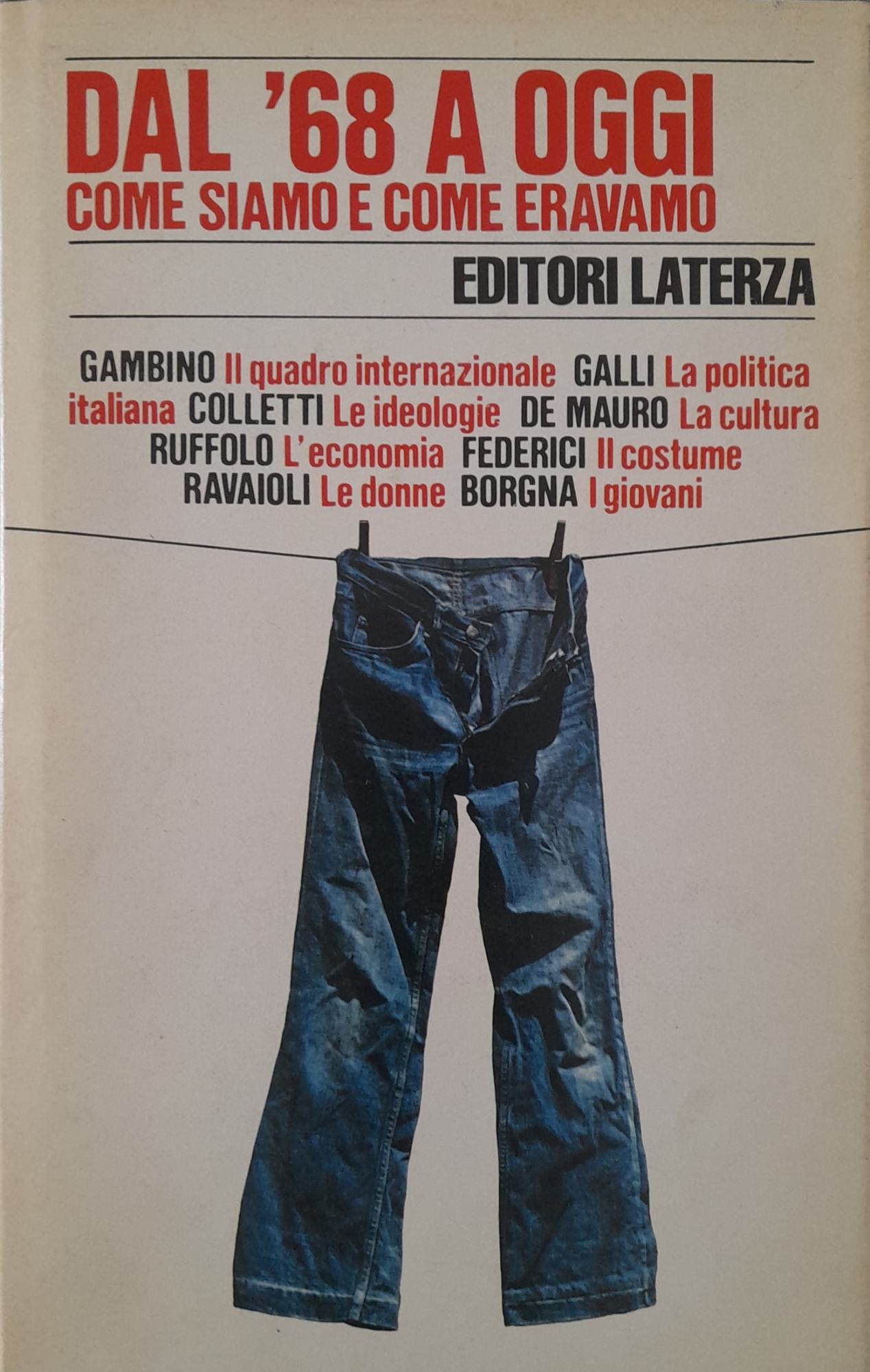 Dal '68 a oggi. Come siamo e come eravamo. - copertina