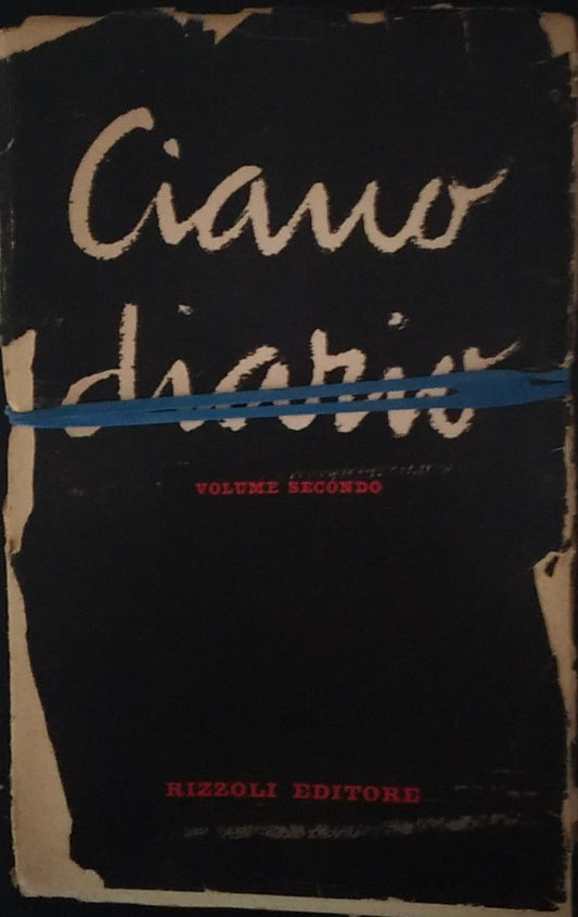Diario. Volume primo e volume secondo - copertina