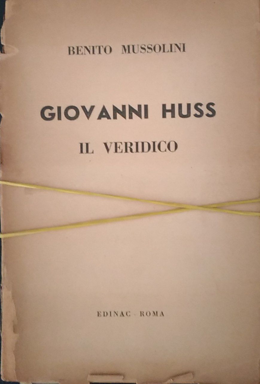 Giovanni Huss. Il veridico - copertina